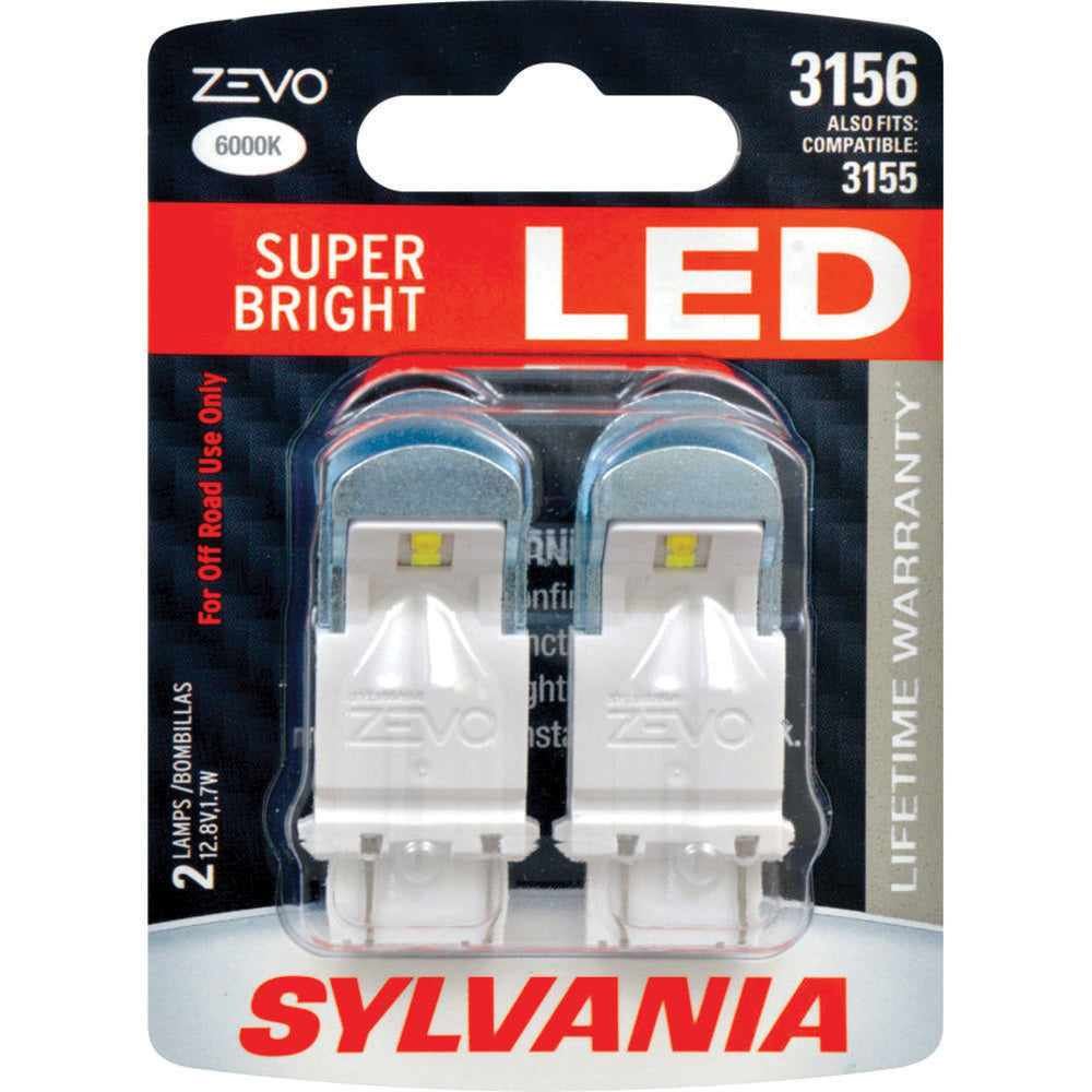ZEVO 3156 White Auto LED Bulb Pack of 2