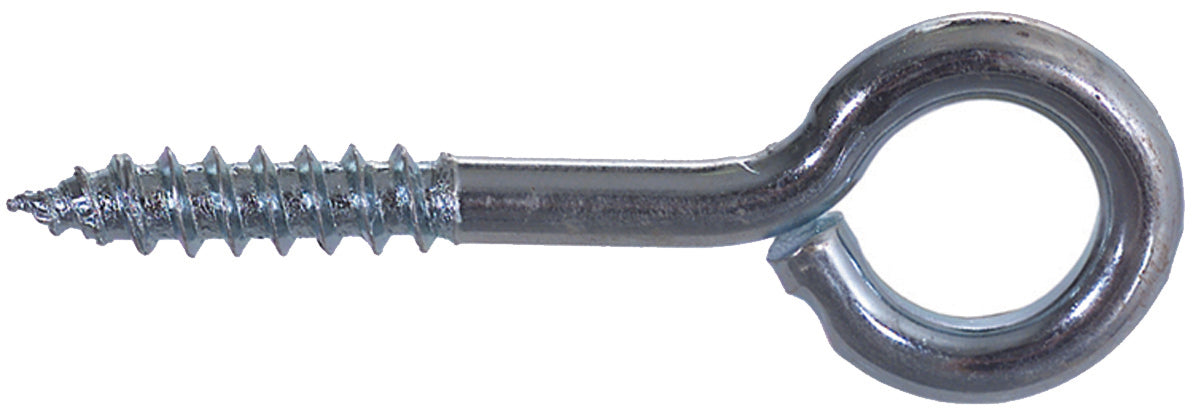 5/16-18 x 2 Inch Zinc Plated 1010 Carbon Steel Lag Screw Eye Bolt