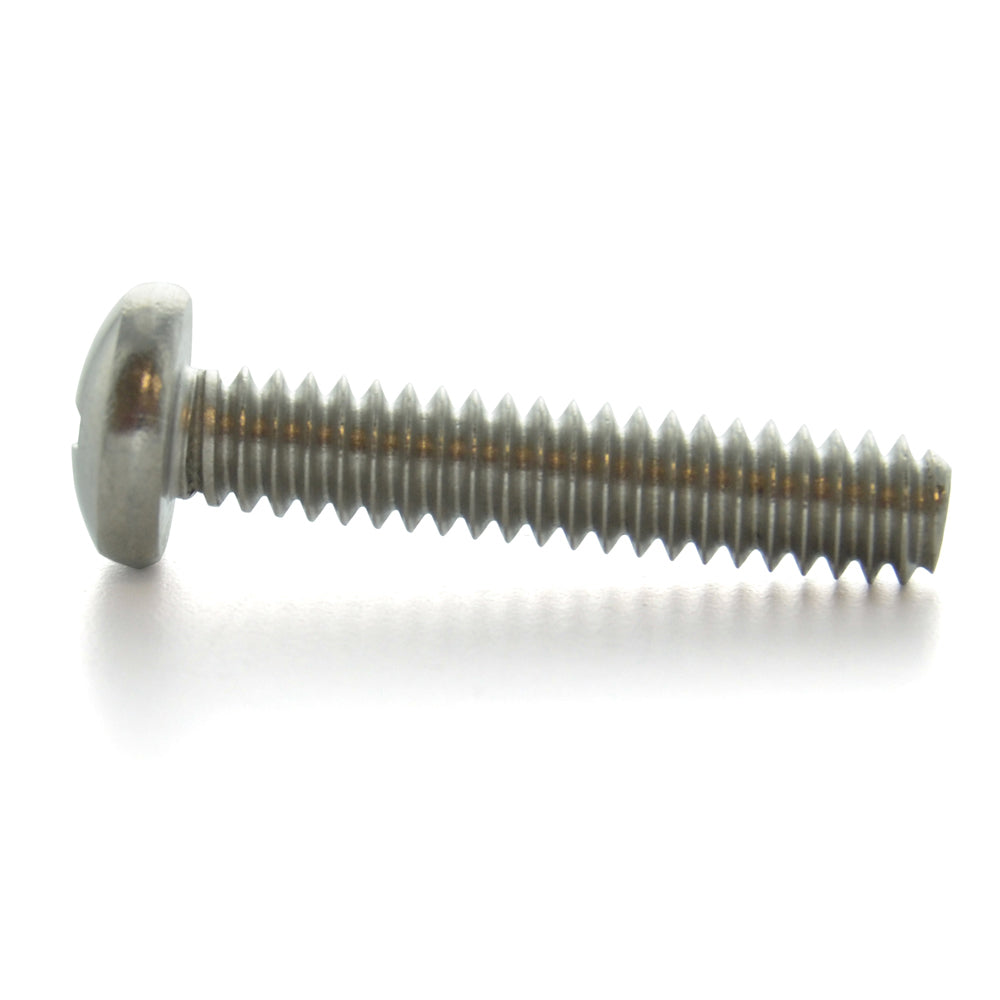 #10-24 x 2 Inch Coarse Plain 18-8 (A2) Stainless Steel #2 Phillips Drive Pan Head Machine Screw