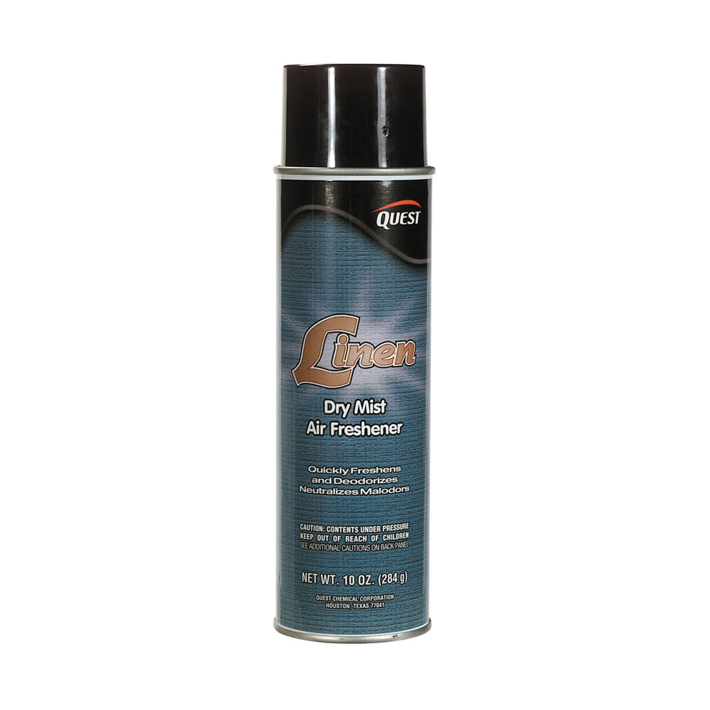 10 oz Quest Dry Spray Air and Fabric Deodorant Linen Aerosol