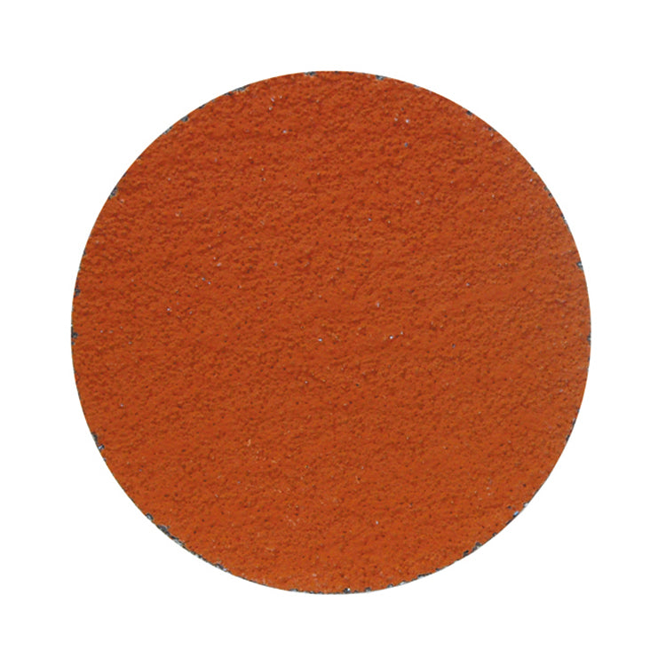3M 2 Inch Heavy-Duty 777F / 785C Coated Roloc Disc 80 Grit Cubitron Abrasive Grain Orange