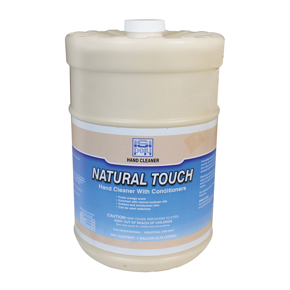Fastserv Natural Touch Hand Cleaner With Conditioners + Dispenser - 1 Gallon - 4 Per Pack