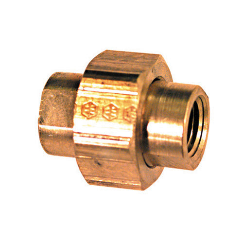 1-1/2 Inch Brass Pipe Threaded Hex Union