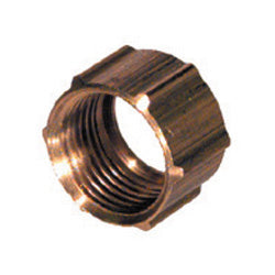 1/4 Inch Brass Poly-Fit Flareless Tube Nut