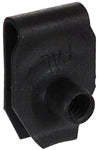 #8-32 Black Ford Extruded Foldover U-Type Nut
