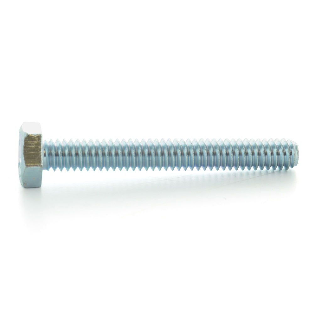 1/2"-13 x 3" Hex Head Tap Bolt Fully Threaded Grade 5 Zinc Plated Coarse