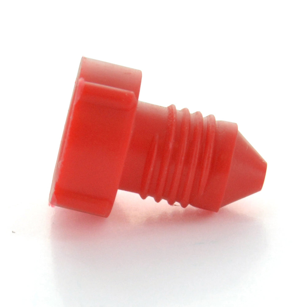 Pd50 Threaded Red Polyethylene Caplug