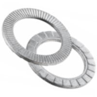 M8 Zinc Plated Steel Schnorr Serrated Lock Washer