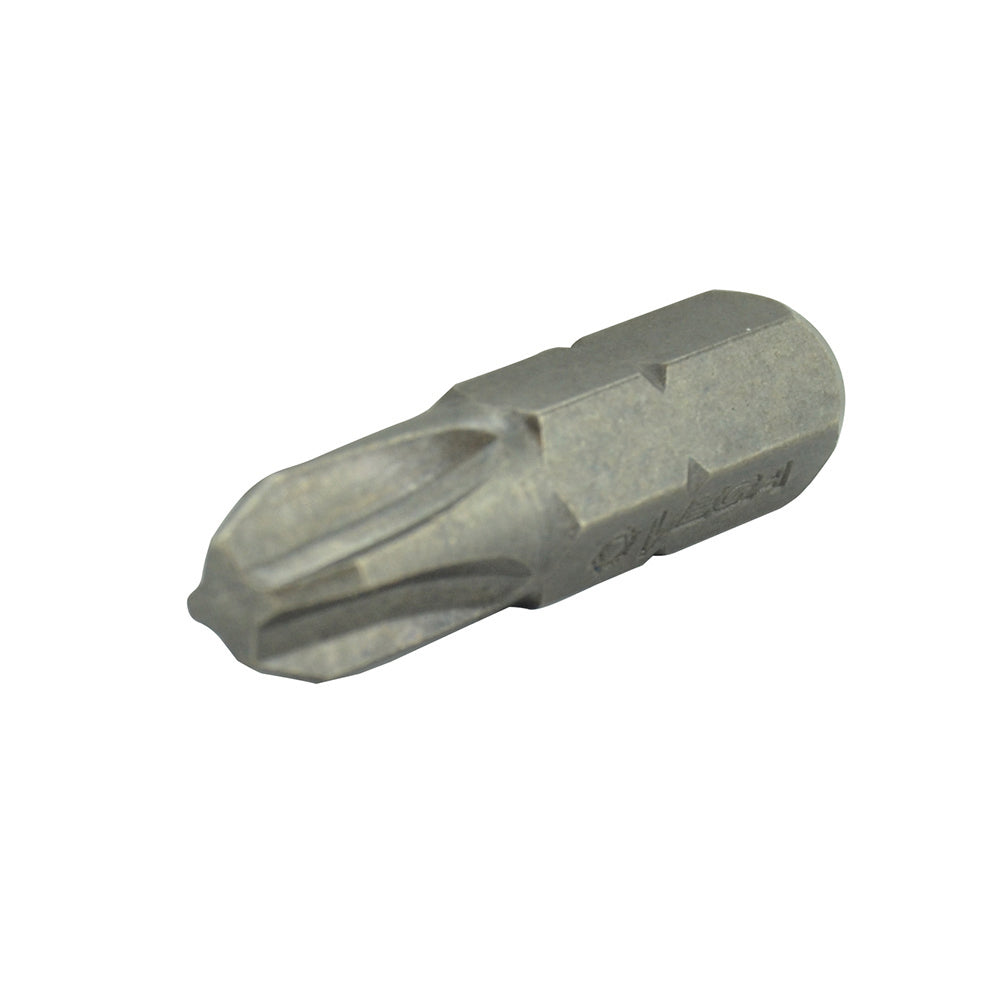 PhillipsÂ® Drive 1/4 Inch Hex Shank #3 Tip 1 Inch Length Gunmetal Gray Steel Insert Bit