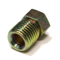 3/16 Inch x 3/8-24 Thread Inverted Flare Steel Brake Line Tube Nut.