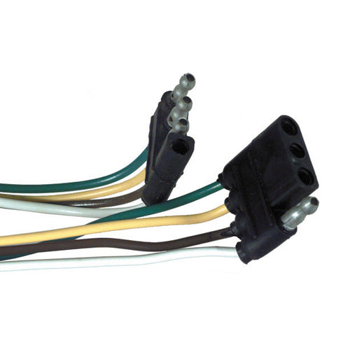 4 Pole 12 Inch Loop Male/Female End Trailer Connector
