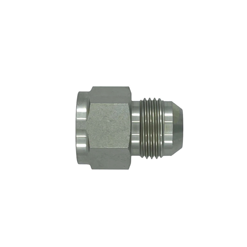 1 Inch x 3/4 Inch 4000 psi Zinc Plated Yellow Dichromate Carbon Steel Jic 37 Degree Adapter - Reducer