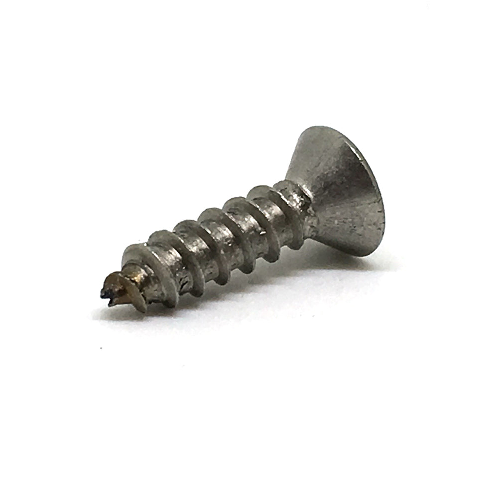 #8 x 1-1/2 Inch Stainless Steel Spanner Flat Head Tamper Resistant Sheet Metal Screw