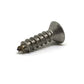 #14 x 1 Inch Stainless Steel Spanner Flat Head Tamper Resistant Sheet Metal Screw
