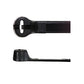 14 Inch 18 Lb Thomas and Betts Ty-Rap Nylon 6/6 Weather Resistant Cable Tie Black