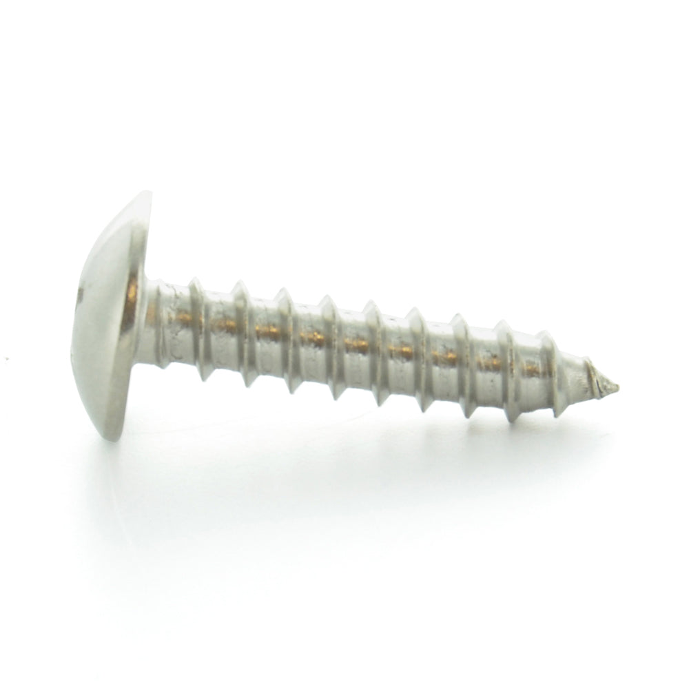 #8 x 3/4 Inch Plain 18-8 (A2) Stainless Steel Truss Head Type-A Self-Tapping Sheet Metal Screw