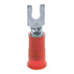 22-18 Gauge Snap Spade #10 Stud Ultra-Tuff Nylon Insulated Red