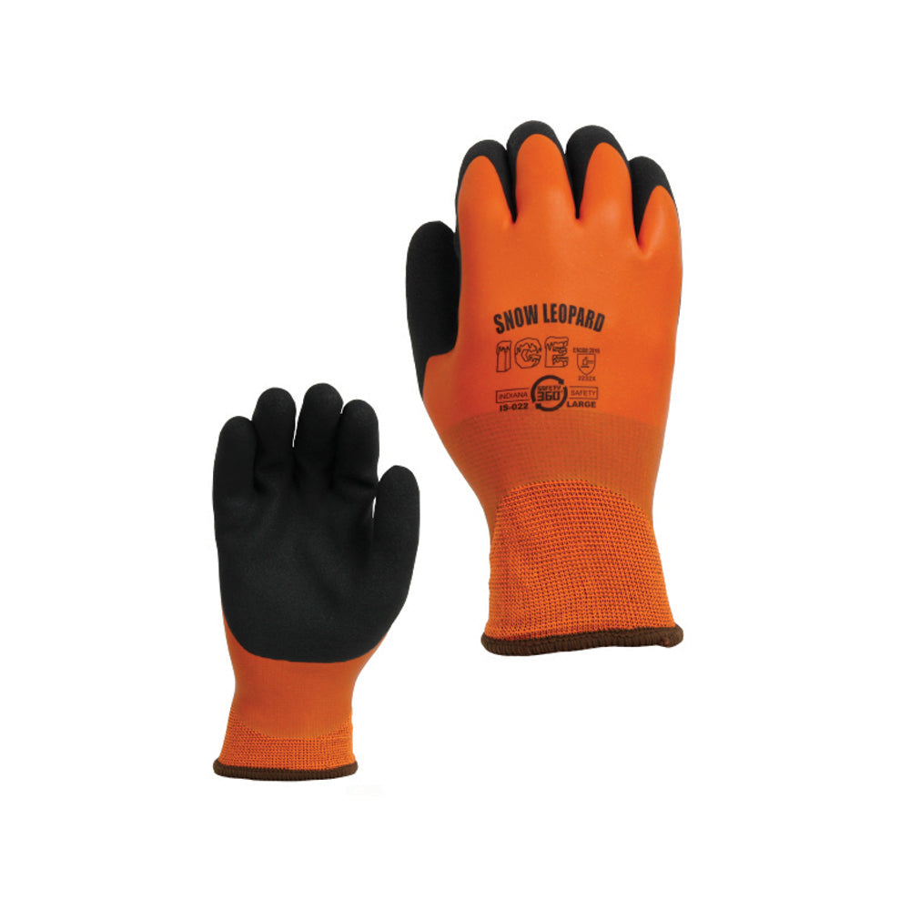 Ice Gripster Cut- Abrasion- And Puncture Resistant High-Vis Double-Coated Low Temp Gloves Medium - Clearance