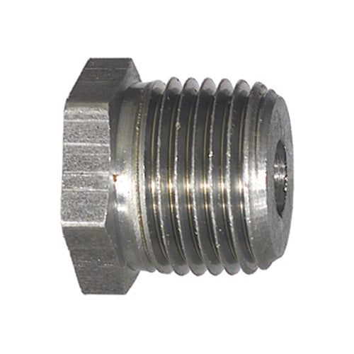 3/8" X 1/8" Threaded Black Steel Hex Bushing