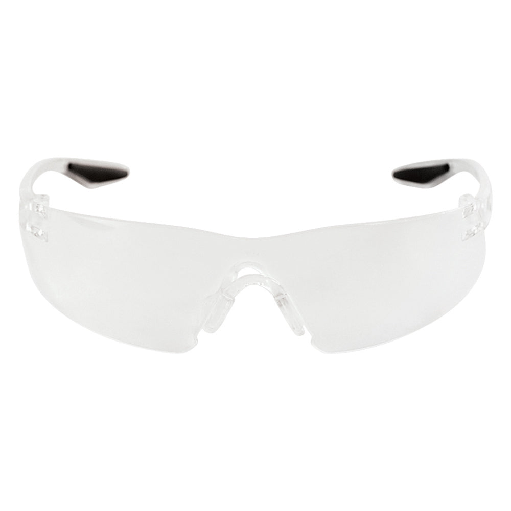 Discus Indoor/Outdoor Lens, Frosted Clear Frame Safety Glasses