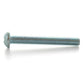 #10-32 x 1 Inch Fine Zinc Plated Steel #2 Phillips Drive Round Head Machine Screw
