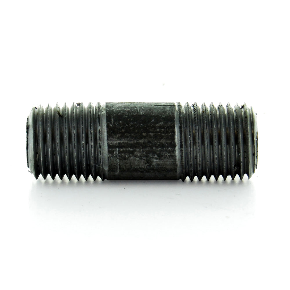1/8"X3" Schedule 40 Male NPT Black Welded Carbon Steel Pipe Nipple USA