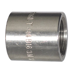 3/4" Schedule 80 Male NPT 316 Stainless Steel Pipe End Cap