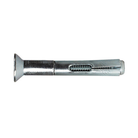 3/8 Inch x 4 Inch Zinc Plated Carbon Steel Phillips Flat Head Sleeve-All® Sleeve Anchor
