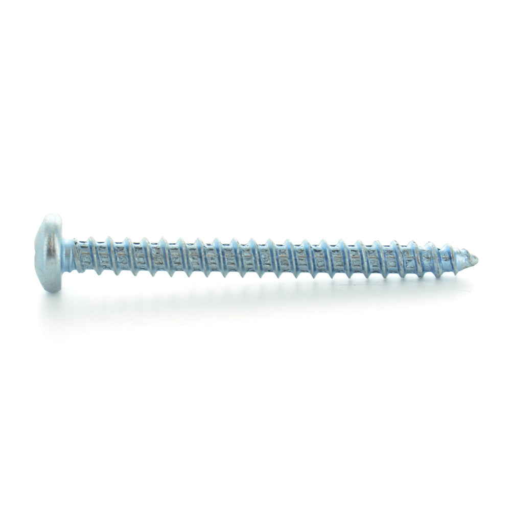 #10-12 x 3/4 Inch Zinc Plated Low Carbon Steel Pan Head Type-A Self-Tapping Sheet Metal Screw