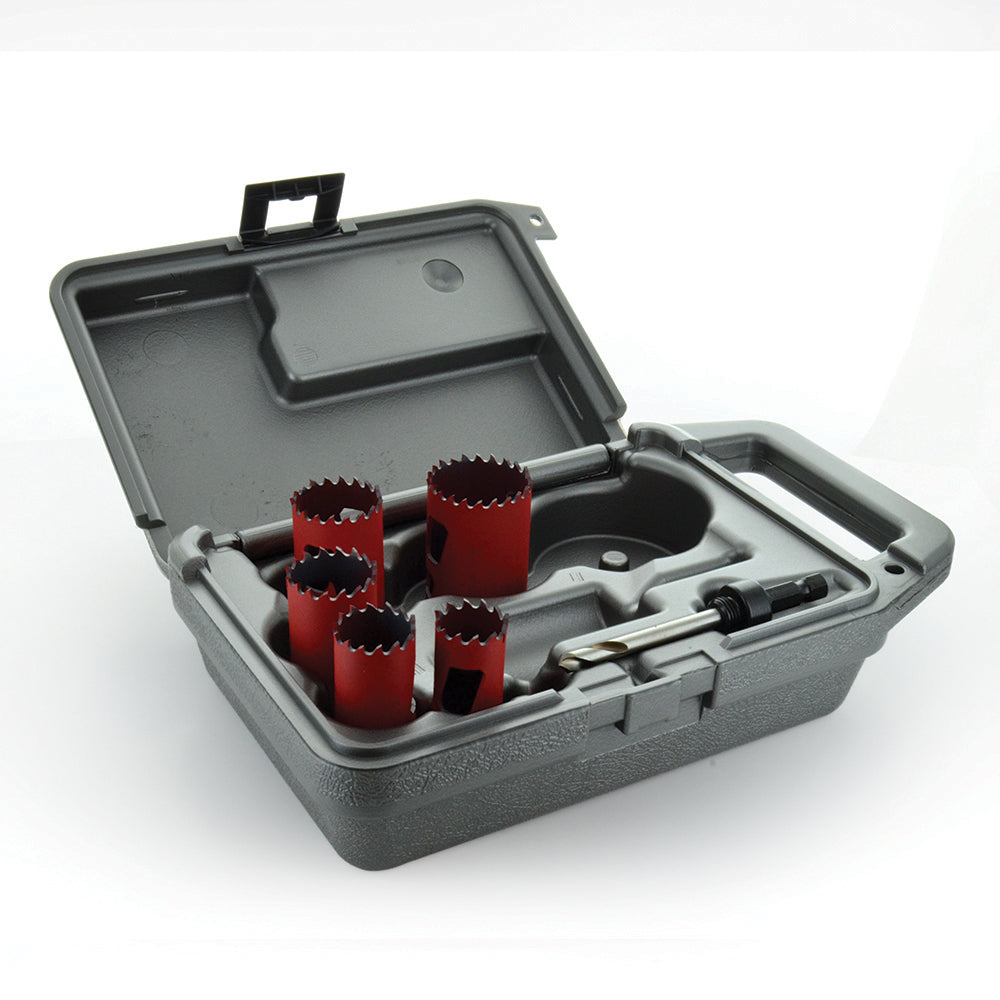 7 Piece MK Morse Hole Saw Kit