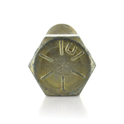 Grade 8 Hex Cap Screw Zinc Yellow Hole Through Head - Clearance