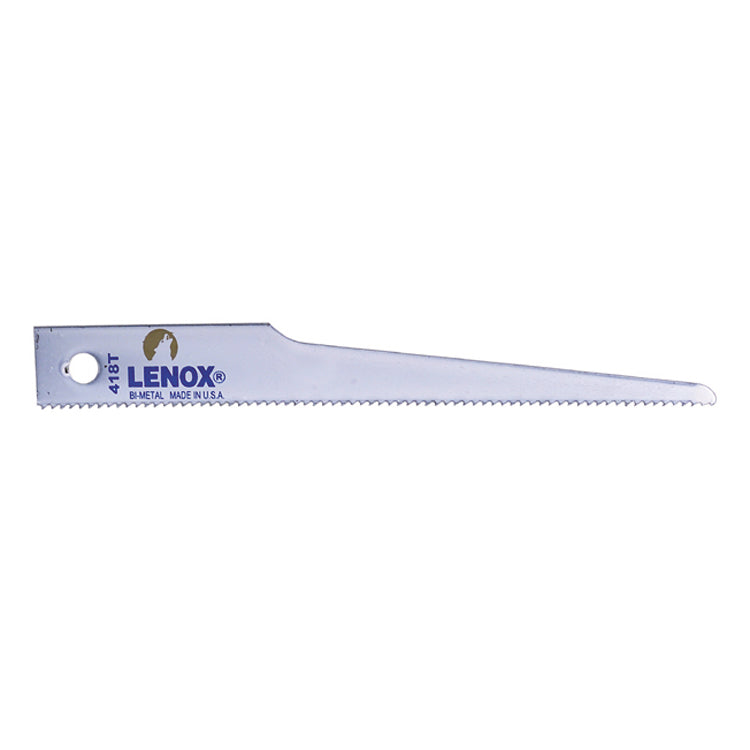 4 Inch x 18 Tpi x 5/32 Inch Hole In Shank Air Hacksaw Blade Box of 5 Lenox