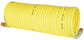 1/4 Inch x 25 Inch 1/4 Inch Swivel Mnpt Yellow Nylon Flexible Coil Air Hose