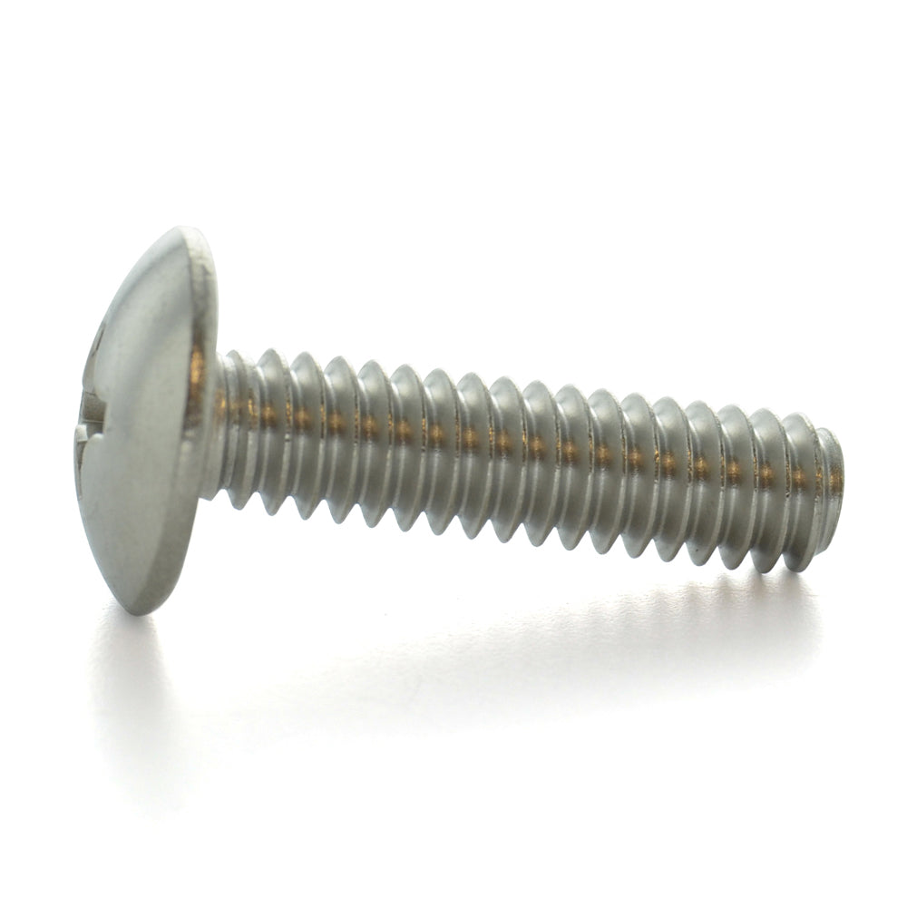 #10-32 x 1-1/4 Inch Fine Plain 18-8 (A2) Stainless Steel #2 Phillips Drive Truss Head Machine Screw