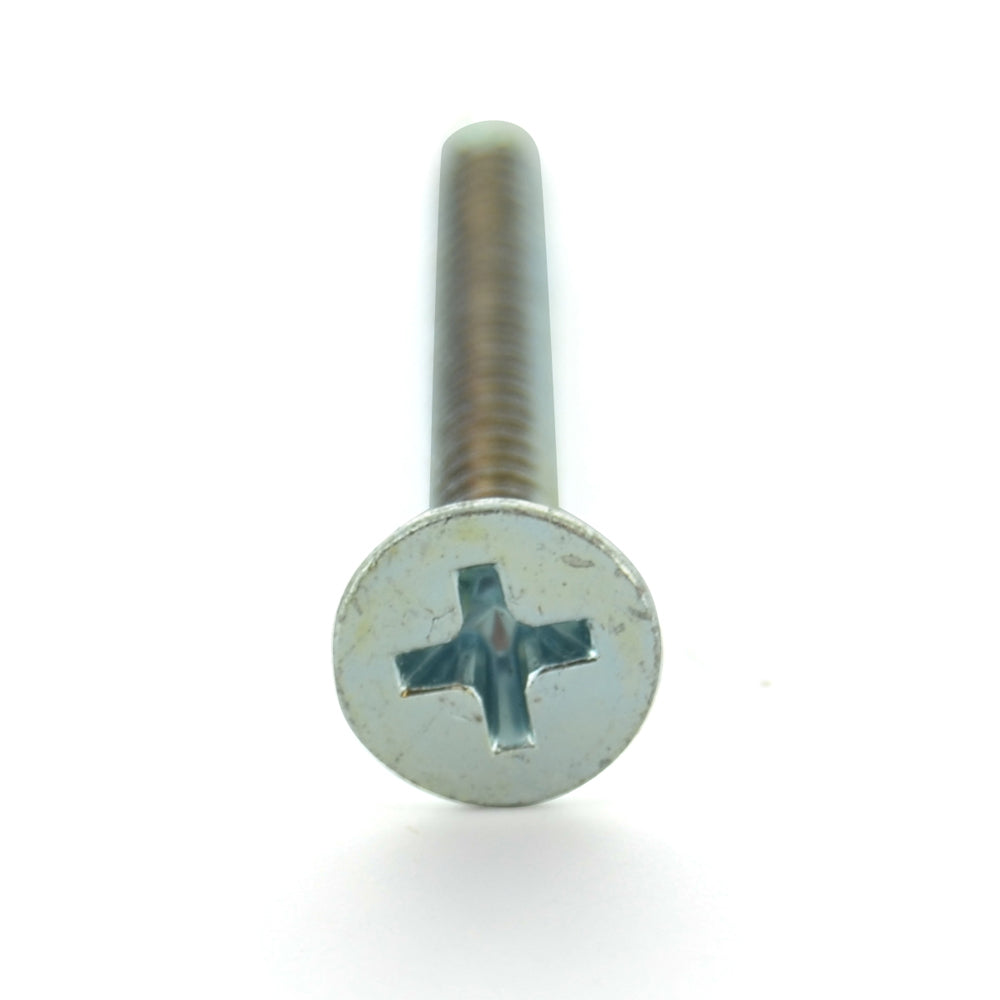 #6 x 1-5/8 Inch #2 Point #2 Phillips Drive Bugle Head Zinc Plated Steel Drywall Self-Drilling Tek Screw
