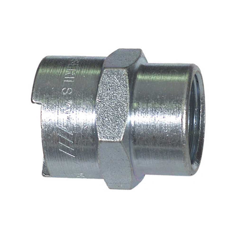 1/2 Inch  x  3/4 Inch Di x -Lock Female Head  x  Female End Npt Coupler Steel