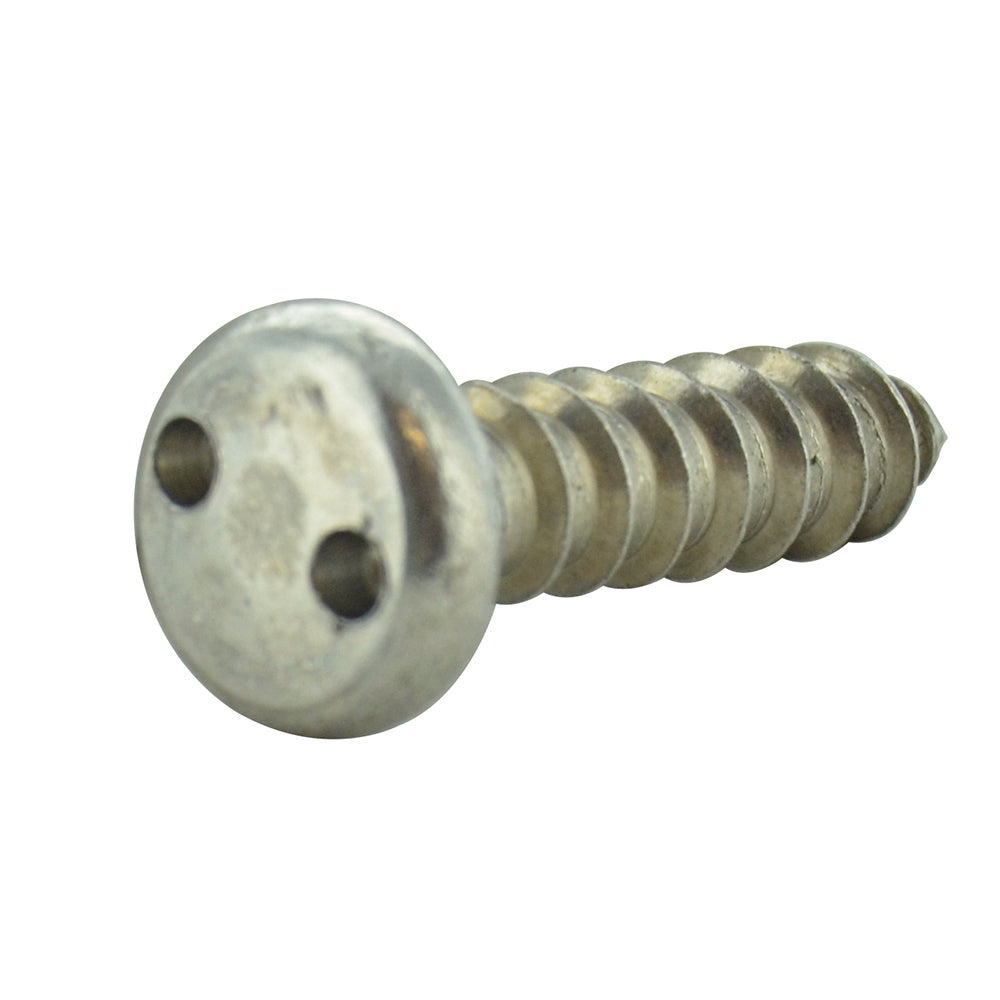#6 x 1-1/4 Inch Stainless Steel Spanner Pan Head Tamper Resistant Sheet Metal Screw
