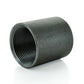 1-1/2" Schedule 40 Female NPT Black Welded Malleable Iron Pipe Coupling USA