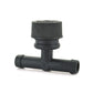 1/2 Inch Flushing Tee With Cap Black