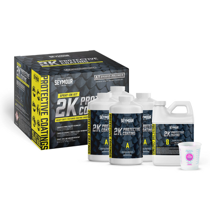 Seymour 2K Protective Coating Spray-On Kit - Black