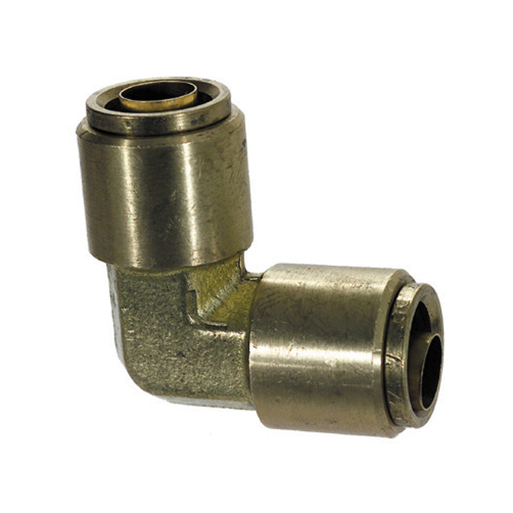 3/8 Inch Brass 90 Degree Union Elbow Push On Air Brake Connector