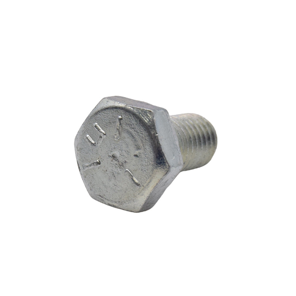 3/8-24 x 1 Inch Fine Grade 5 Zinc Plated Steel Hex Head Cap Screw Usa