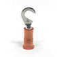 22-18 Gauge Nylon Insulated Hook Terminal Red #8 Stud