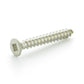 #10 x 3/4 Inch Plain 18-8 (A2) Stainless Steel Flat - Countersunk Head Type-Ab Self-Tapping Sheet Metal Screw