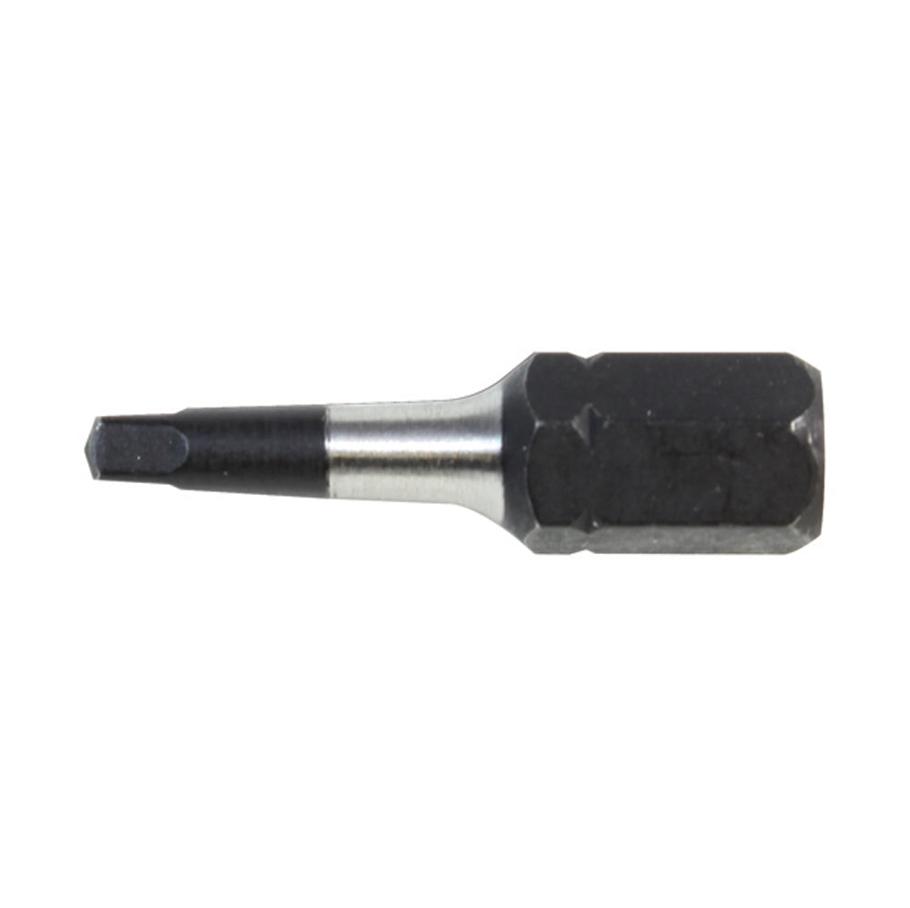 #3 Square Recess Drive 1/4 Inch Shank 2 Inch Length Alloy76™ Steel Shockwave™ Impact Insert Bit