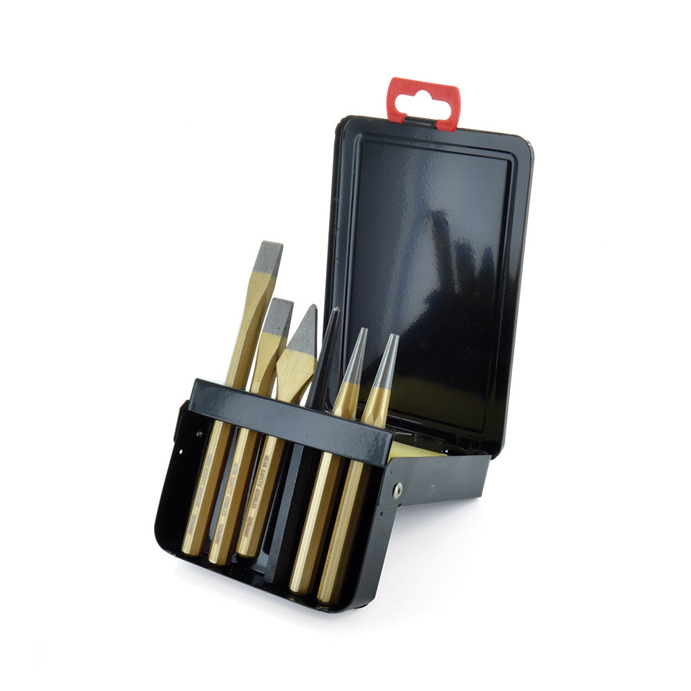CHISEL & PUNCH SET 6PC INDEX