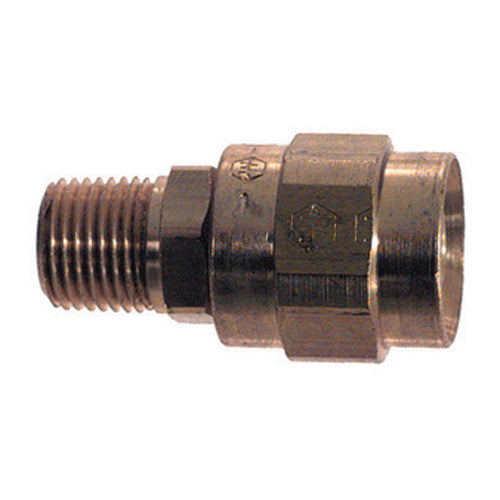 1/4 Inch x 1/8 Inch Male Pipe Rigid (Nptf) CA360 Brass 009 B Series Weatherhead Field Attachable Coupling