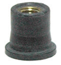 #10-32 x .341 Well Nut Neoprene With Captive Brass Nut