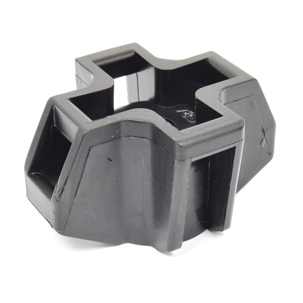 5/8 Inch Heavy-Duty Cable Tie Stud Mount Black UV Nylon 66