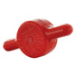 Red Tee Thumb Screw Knob - 1/4 Inch (1-1/4 Inch Diameter)